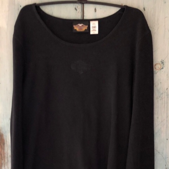 Harley-Davidson women’s black top with insignia center front - Picture 11 of 12